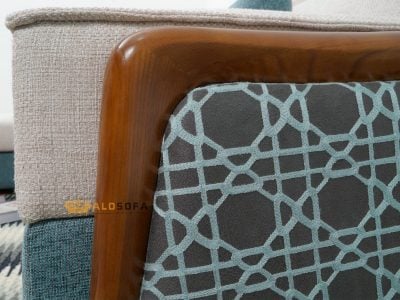SOFA DA MÀU NÂU CAFE 3 BĂNG GÓC PHẢI 9021N-SF