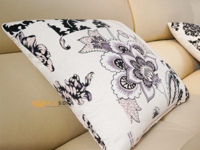SOFA DA MÀU NÂU CAFE 3 BĂNG GÓC PHẢI 9021N-SF