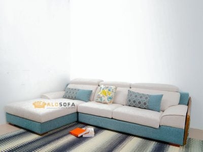 SOFA DA MÀU NÂU CAFE 3 BĂNG GÓC PHẢI 9021N-SF