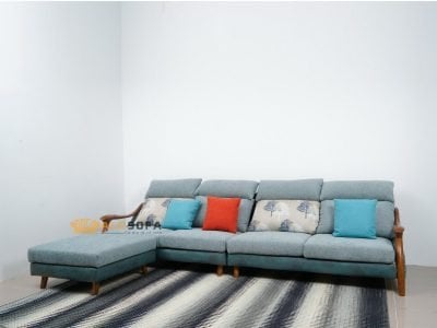 SOFA DA MÀU NÂU CAFE 3 BĂNG GÓC PHẢI 9021N-SF