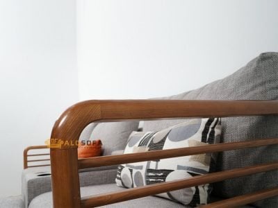 SOFA DA MÀU NÂU CAFE 3 BĂNG GÓC PHẢI 9021N-SF