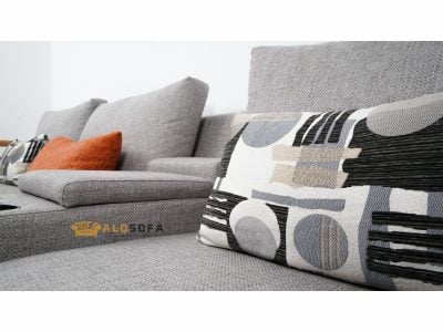 SOFA DA MÀU NÂU CAFE 3 BĂNG GÓC PHẢI 9021N-SF