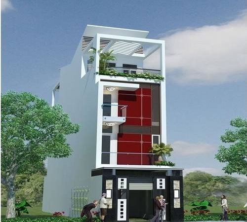 Nhà ống đẹp với diện tích 35m2