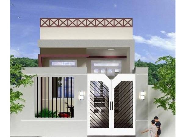 Nhà ống đẹp đơn giản sang trọng 1 mặt tiền